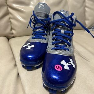 Under Armour Blue and Gray Athletic Shoes